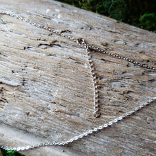 Load image into Gallery viewer, Dainty Silver Antler Necklace
