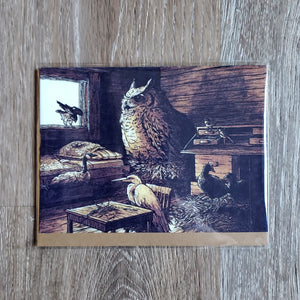 Cabin Roost Greeting Card