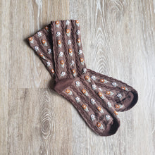 Load image into Gallery viewer, Floral Stripe Socks
