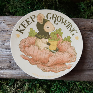 "Keep Growing" Vinyl Sticker