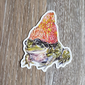 Strawberry Frog Vinyl Sticker