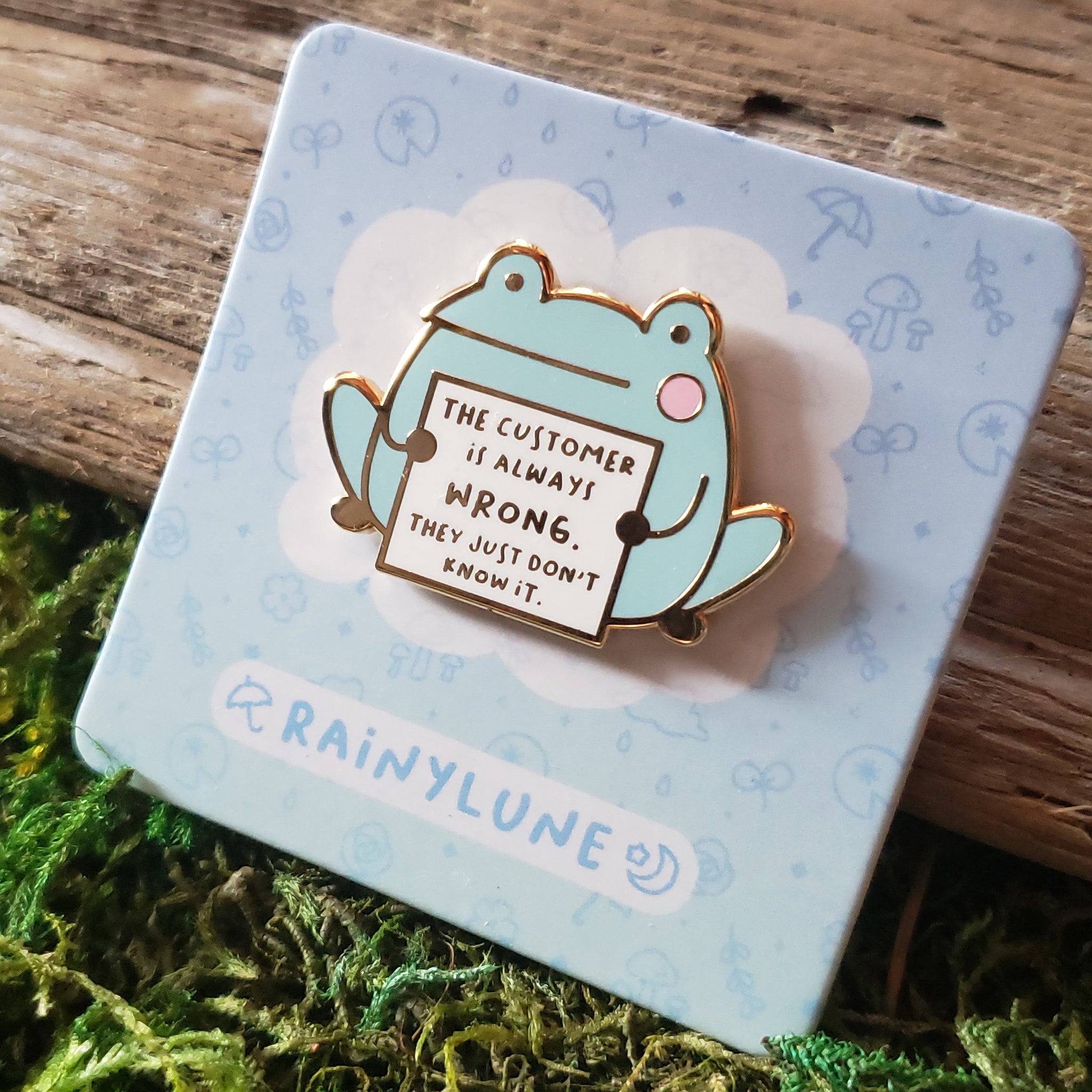 Onion: Onion and Other Unusual Frogs Enamel Pin