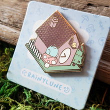 Load image into Gallery viewer, Cuckoo Clock House Enamel Pin
