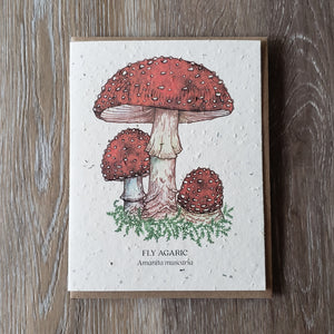 "Fly Agaric" Plantable Greeting Card