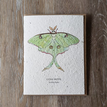 Load image into Gallery viewer, &quot;Luna Moth&quot; Plantable Greeting Card
