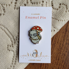 Load image into Gallery viewer, Raccoon Forager Enamel Pin
