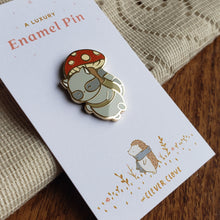 Load image into Gallery viewer, Raccoon Forager Enamel Pin
