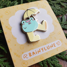 Load image into Gallery viewer, Rain Boots Frog Enamel Pin
