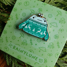 Load image into Gallery viewer, Holiday Sweater Frog Enamel Pin
