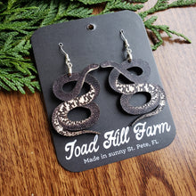 Load image into Gallery viewer, Bull Snake Wooden Earrings

