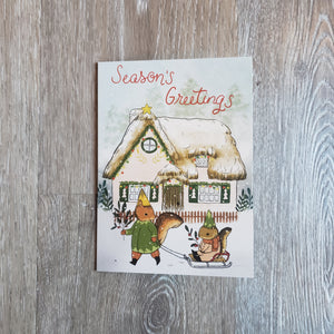 "Season's Greetings" Greeting Card