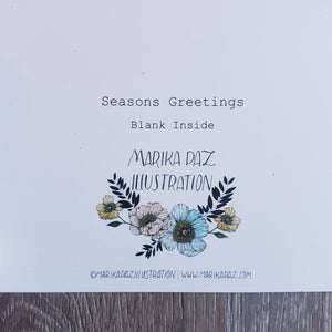 "Season's Greetings" Greeting Card