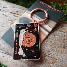 Load image into Gallery viewer, &quot;Comin in Hot&quot; Snail Keychain
