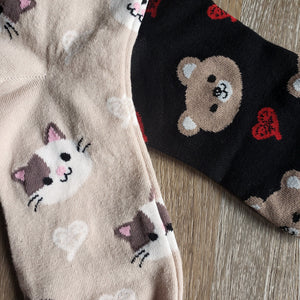 "Love Me" Heart Socks