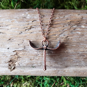 Copper Incense Cedar Seed Pendant