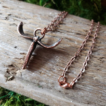 Load image into Gallery viewer, Copper Incense Cedar Seed Pendant
