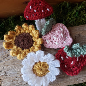 Crochet Flower Hairclip