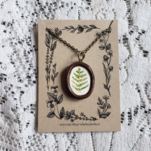 Load image into Gallery viewer, Handmade Framed Fern Pendant
