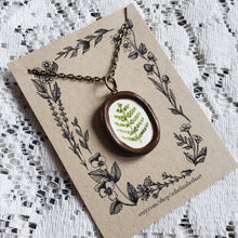 Load image into Gallery viewer, Handmade Framed Fern Pendant
