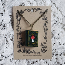 Load image into Gallery viewer, Handmade Mushroom Tome Pendant
