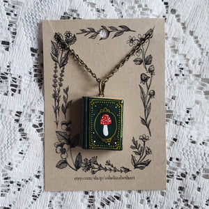 Handmade Mushroom Tome Pendant