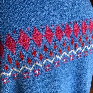 90s Vintage Plus Size Acrylic Knit Sweater