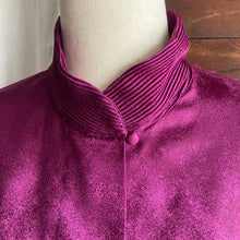 Load image into Gallery viewer, 80s Vintage High Collar Blouse

