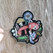 Load and play video in Gallery viewer, Magical Red Panda Holographic Vinyl Sticker
