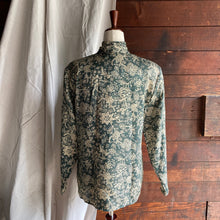 Load image into Gallery viewer, Vintage 90s Polyester Floral Blouse
