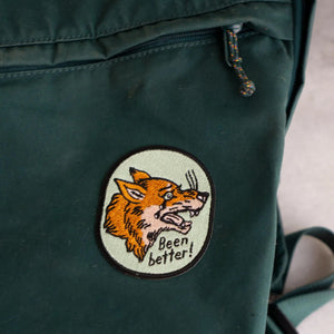 "Been Better" Wolf Iron-On Patch