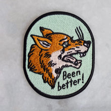 Load image into Gallery viewer, &quot;Been Better&quot; Wolf Iron-On Patch

